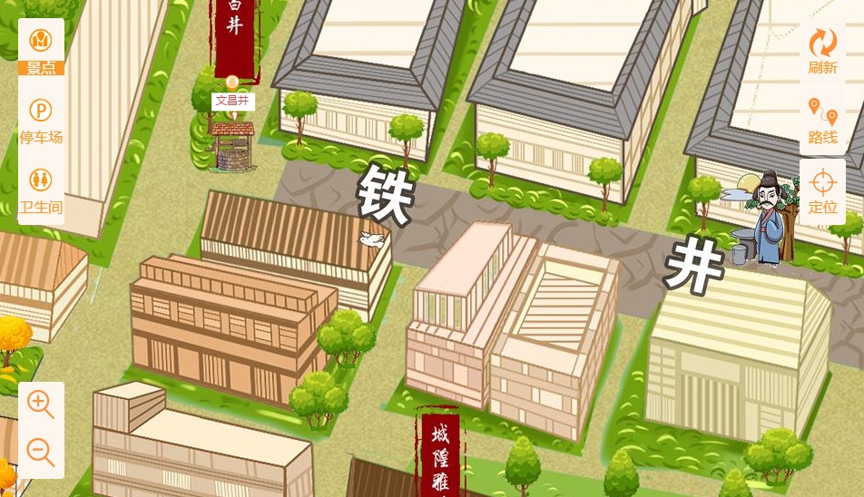 阳日镇智慧景区：手绘地图与语音导览的完美融合